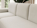 Coltar extensibil stanga 4 locuri ELTAP, Aurumm, 285x180x92 cm, lemn/poliester, alb murdar
