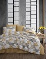 Lenjerie de pat pentru o persoana, Serra - Yellow, Pearl Home, Bumbac Ranforce