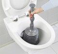 Set 3 piese pentru desfundat chiuveta Maximex, Sink, polietilena, gri/albastru