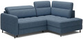 Coltar extensibil dreapta 3 locuri ELTAP, RT-40RAQ, Barea, 208x160x100 cm, lemn/poliester, albastru