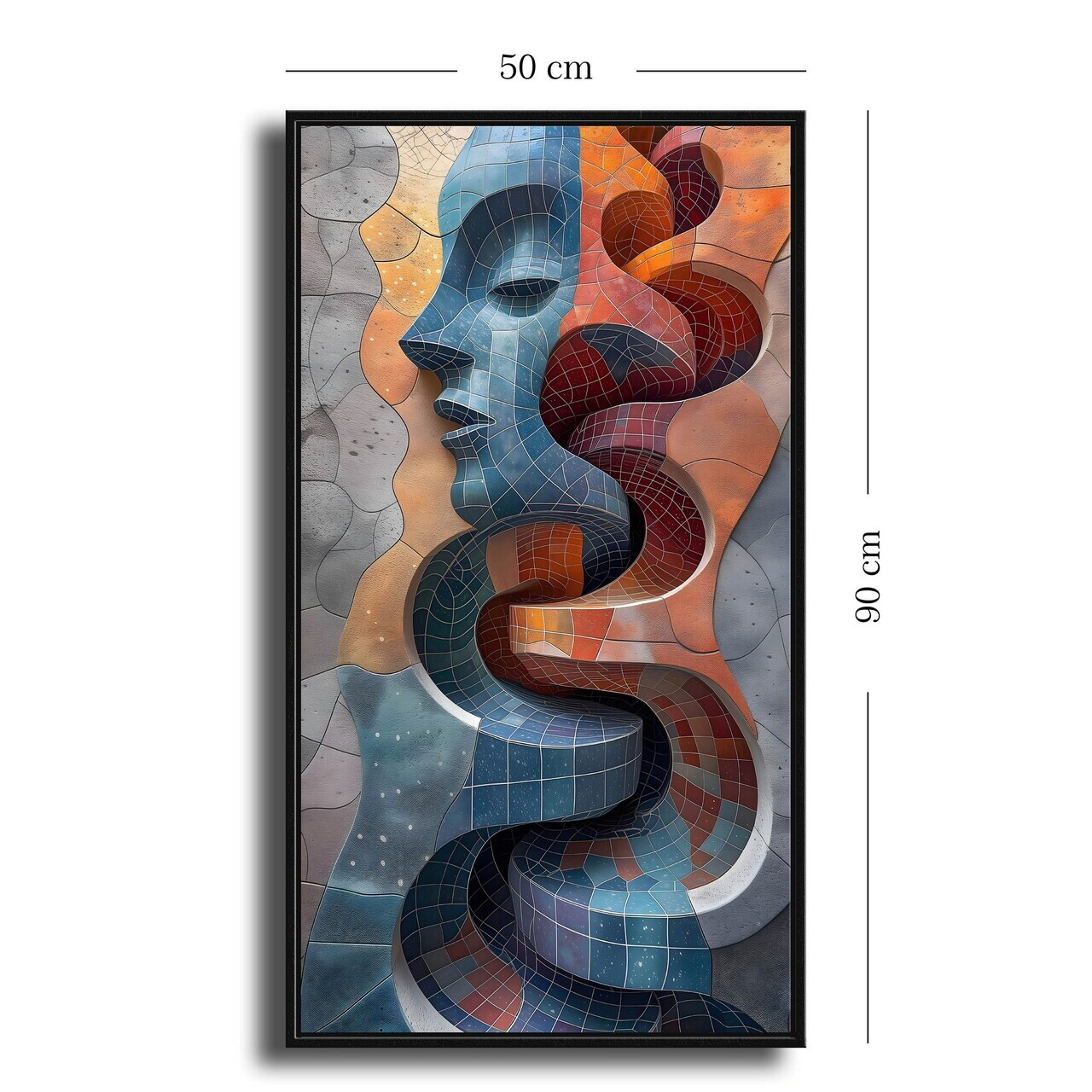 Tablou decorativ, 5090Lcsyh-007, Cadru: PVC (Grosime: 5 cm), Multicolor — imaginea 5