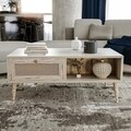 Masuta de cafea Sidyma Oak, Kalune Design, 97x55x45 cm, stejar