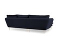 Coltar stanga, Verveine, Mazzini Sofas, 5 locuri, 286x190x96 cm, catifea, albastru inchis