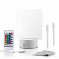 Panou de mesaje si notite cu LED Lemo, InnovaGoods, RGB, USB, 15 x 9.5 x 19 cm