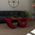 Masuta pentru living, Homitis, Pipra - Claret Red, 60x110x40 cm