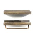 Raft de perete, Evila Originals, AA117, 50x15x15 cm, Maro