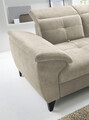 Coltar extensibil dreapta 5 locuri ELTAP, RT-18AU, Inferne, 297x210x107 cm, lemn/poliester, bej deschis