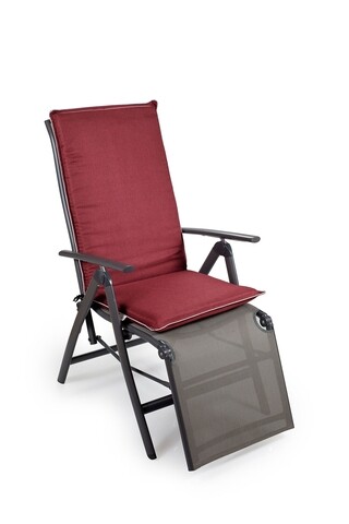 Perna scaun cu spatar, Alcam, De Luxe, Grena, 118x48x7 cm Alcam