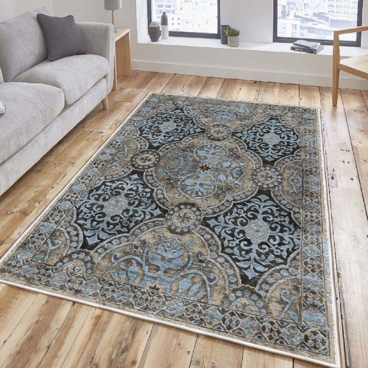Covor Els2240 80x120 cm Catifea Multicolor