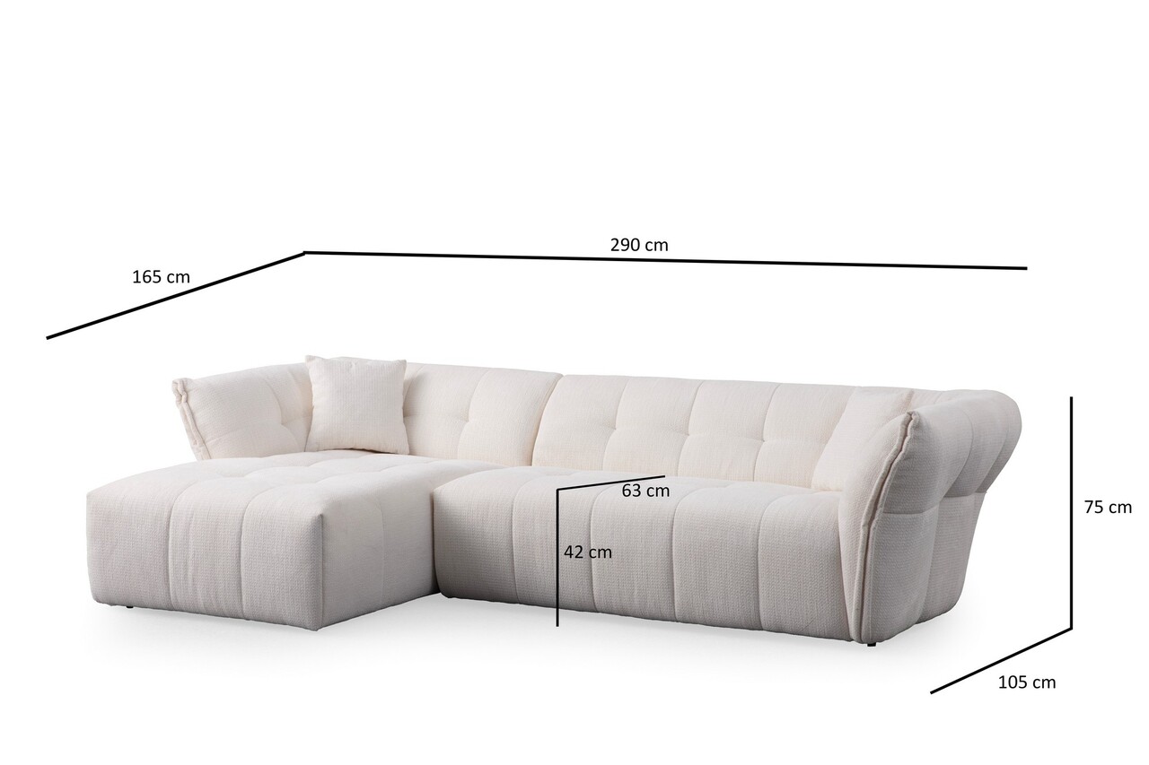 Coltar, Atelier del Sofa, 560ARE1237, Lemn de fag / PAL, Alb