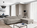 Coltar extensibil dreapta 4 locuri ELTAP, Mari-37, Mariall, 288x200x92 cm, lemn/poliester, bej