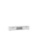 Comoda TV ADRK, Aridea, 176x40x28 cm, PAL laminat, alb mat