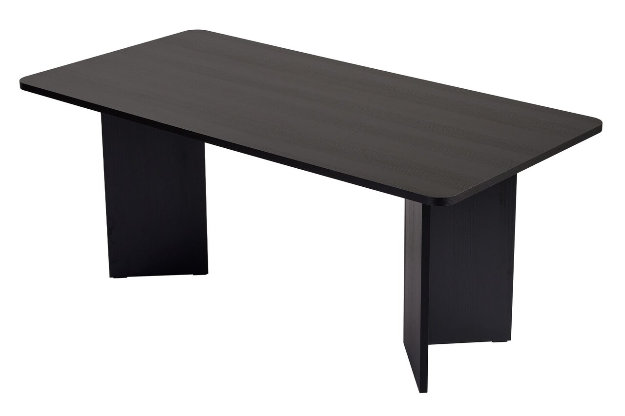 Masa, Nordure, Linza, 180x75x90 cm, Negru - imagine 3