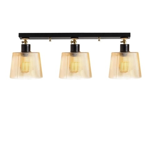Lustra Kemer N-267, Noor, 68 x 24 cm, 3 x E27, 100W, negru 100W