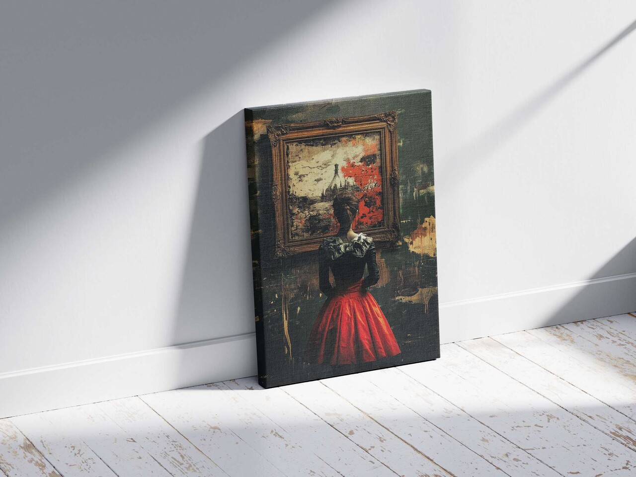 Tablou decorativ, YNS-1010-80 x 120, Lemn, Multicolor - view 3