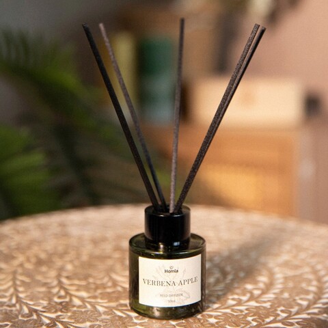 Difuzor de parfum Verde, Homla, 120 ml, sticla, maro