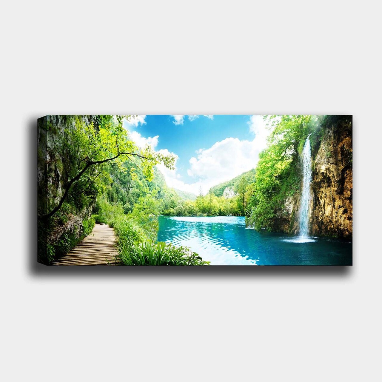 Tablou decorativ, YTY69815398_50120, Cadru: 100% LEMN (grosime: 3 cm), Multicolor - view 2