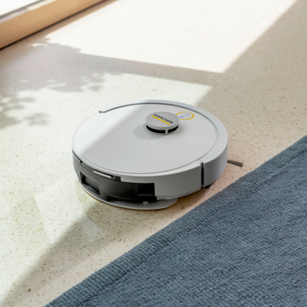 Aspirator robot cu functie de mop Aspirator robot cu spalare cu laveta RVC 3, Karcher, alb/negru — imaginea 8