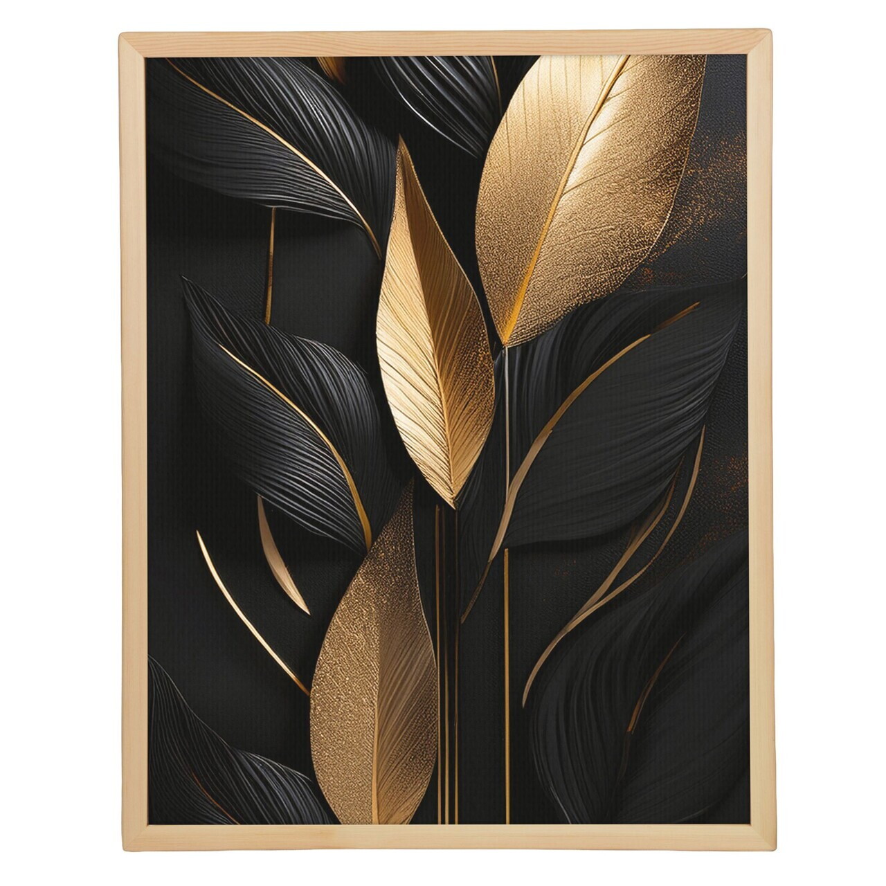 Tablou decorativ, Cc-D-Ah-1013 45 x 60, Canvas, Cadru: 100% LEMN (Grosime: 18 mm), Multicolor - view 2