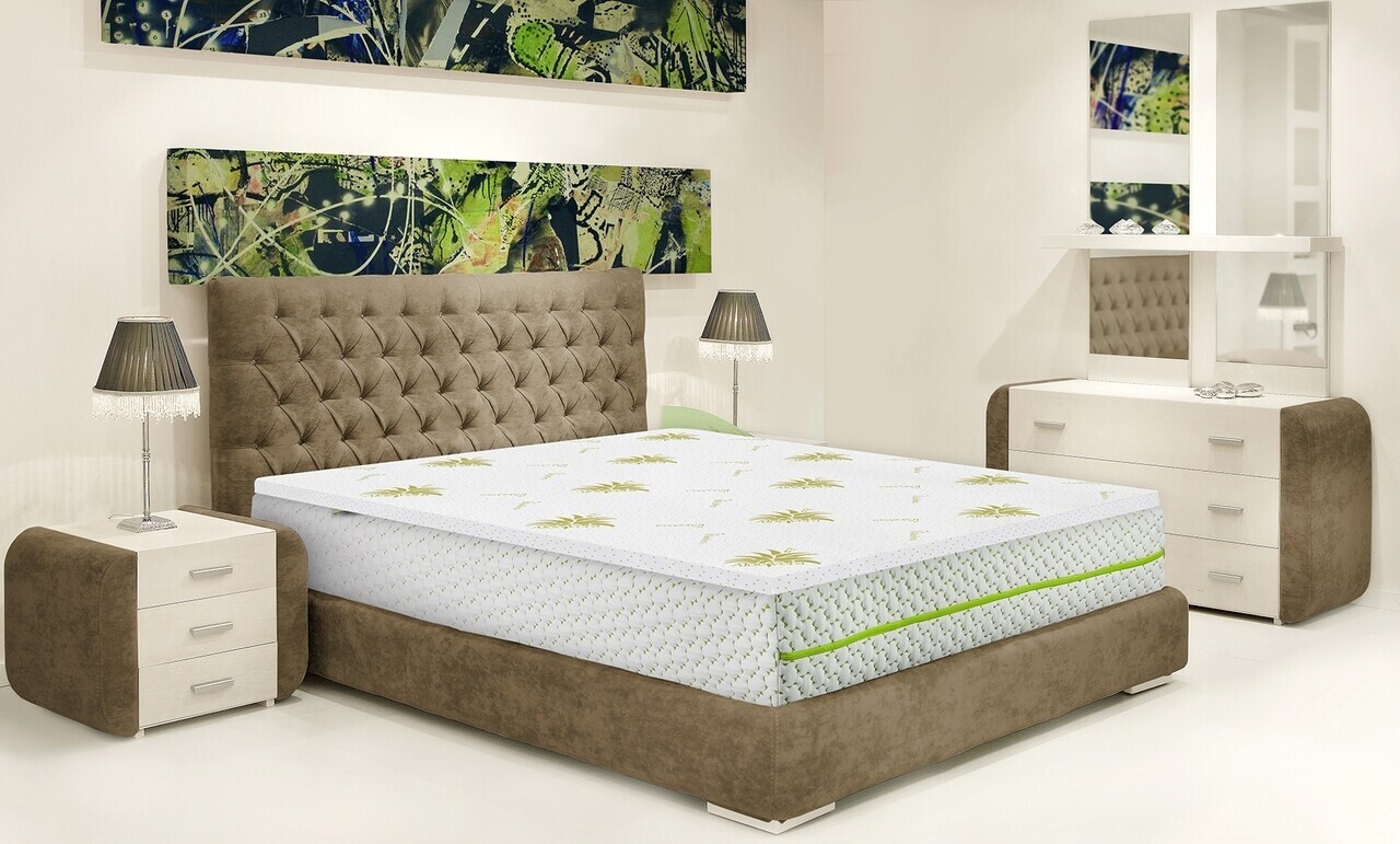 Topper Saltea Green Future Aloe Vera Free Air Memory 180x200 Cm