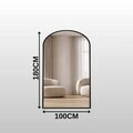 Oglinda Cheval, Hanah Home, Oval 100x180, 100x180x1.5 cm, Negru