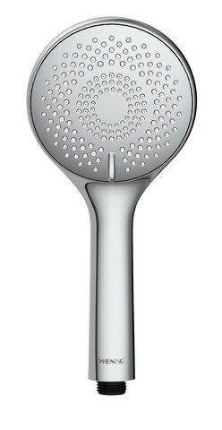 Para de dus, wenko, water saving chrome, 11 x 11 cm, plastic, gri