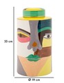 Vas decorativ Piccassy Color Top, Mauro Ferretti, 19x33 cm, ceramica, rosu inchis