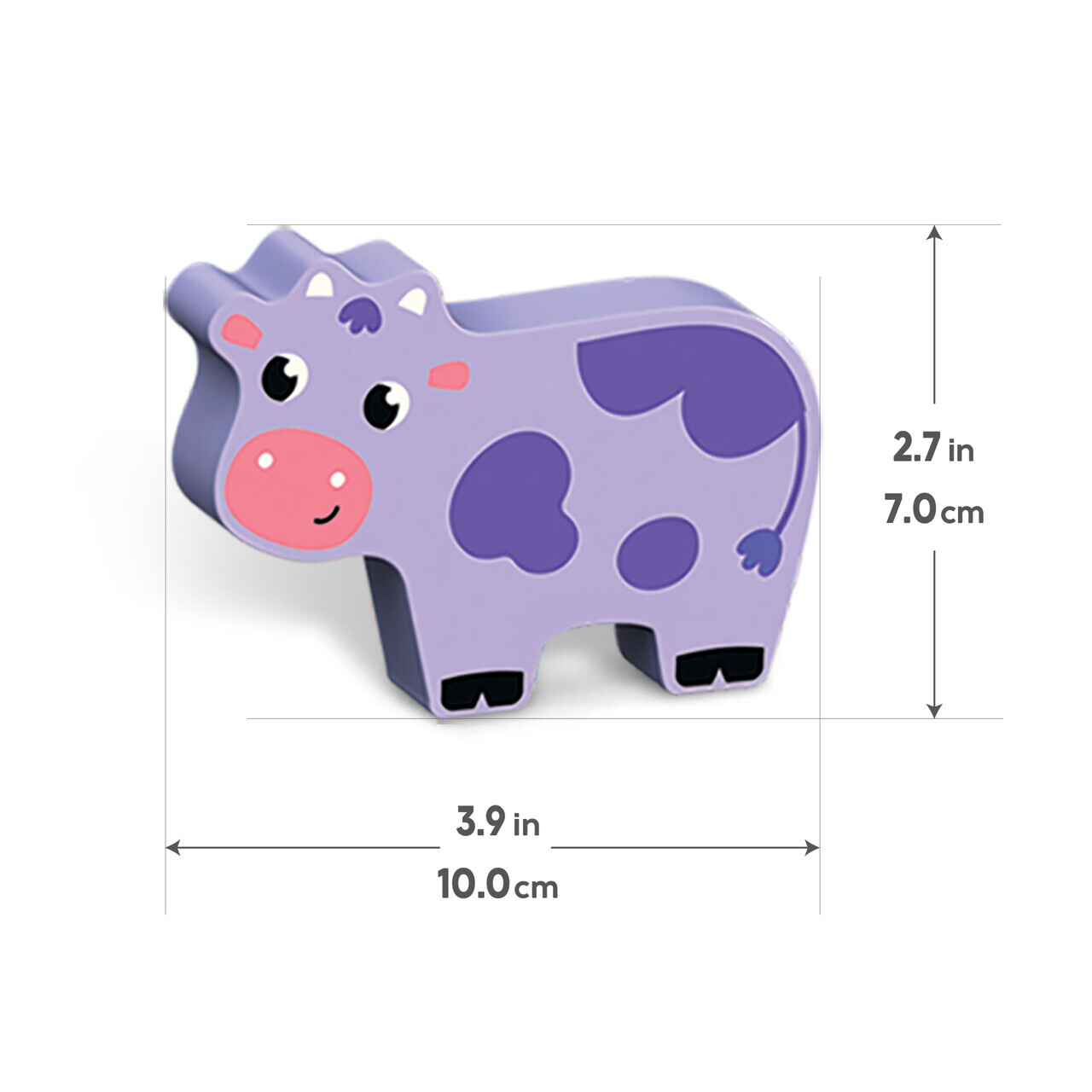 Set animale 13 piese, Ferma, Kids Hits, lemn, multicolor - view 3