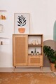 Dulap multifunctional, Wolina, Jüt Multi, 40x90x110 cm, Lemn, Stejar