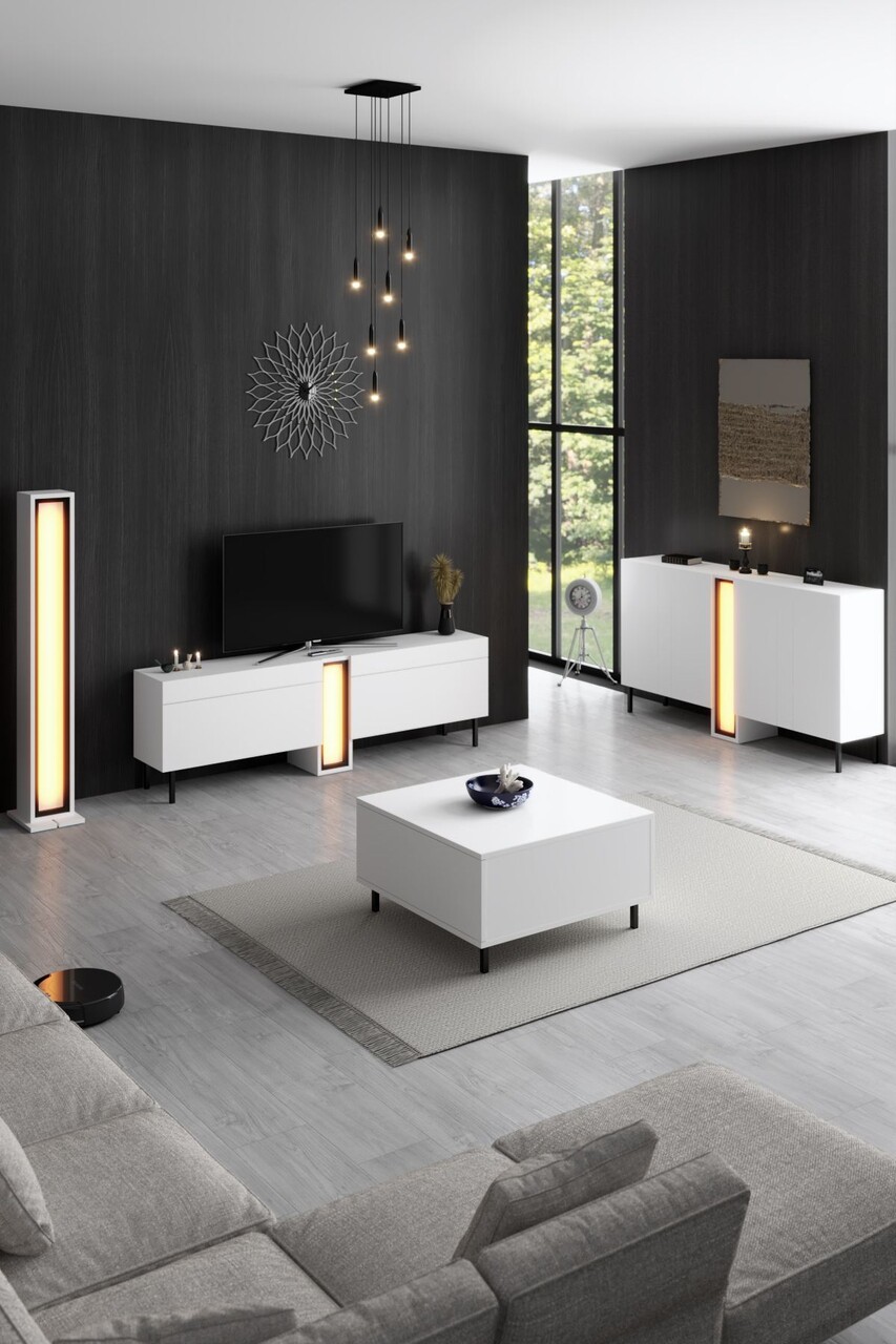 Lampadar, Hanah Home, Nova, 19.2x141x17 cm, Alb - view 4