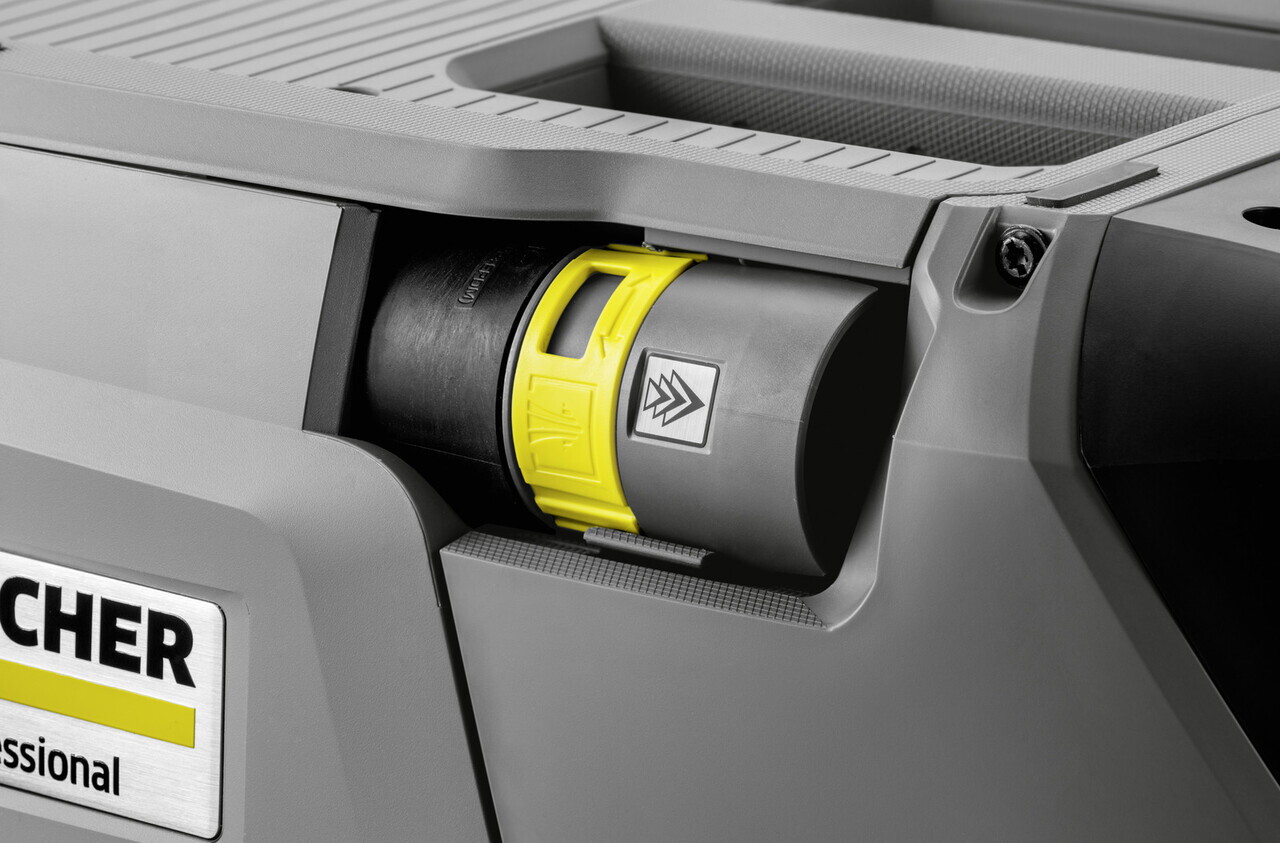 Aspirator umed-uscat profesional NT 40/1 Ap L, Karcher, gri — imaginea 4