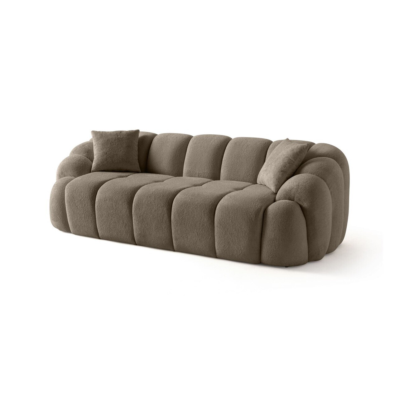 Canapea 3 locuri, Atelier del Sofa, 752EST1130, Lemn de carpen/PAL melaminat, Maro - view 3