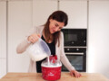 Aparat de facut inghetata si sorbet Beper, 12 W, 20x23 cm, ABS, rosu