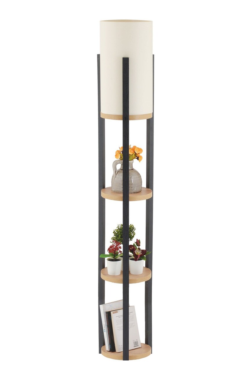 Lampadar, L'essentiel Maison, 390FLH2281, Natural/Negru - view 2
