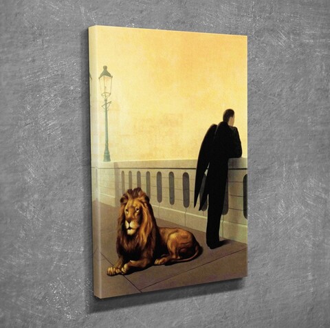 Tablou decorativ, dc289, canvas, lemn, multicolor