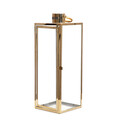 Felinar Tondo, Homla, 14x14x39 cm, metal/sticla, auriu