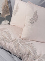 Lenjerie de pat dubla, Sheen - Grey, Cotton Box, Bumbac Satinat