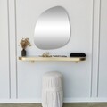 Oglinda decorativa, Neostill, Soho, 58x75 cm, PAL, Auriu