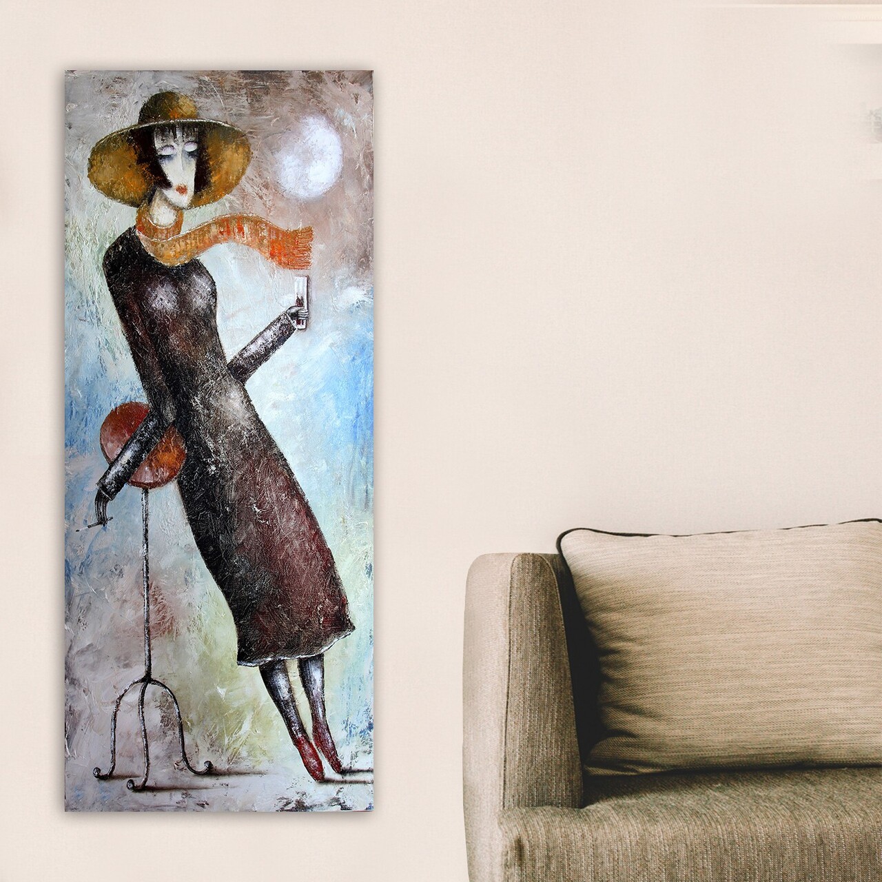 Tablou decorativ DKY314553113_50120 Cadru: 100% LEMN (grosime: 3 cm) Multicolor