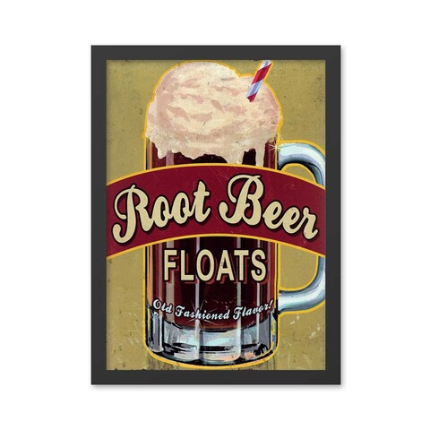Tablou decorativ, Root Beer (40 x 55), MDF , Polistiren, Multicolor