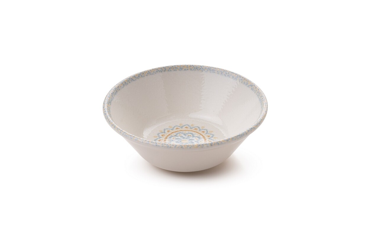 Set de cină (12 piese), L'essentiel Maison, 430KSV8964, Bol: 14 x 14 x 4,5 cm (4 bucăți), Gri/Alb - view 4