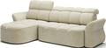 Coltar extensibil stanga 3 locuri ELTAP, Beneth, 301x185x115 cm, lemn/poliester, bej deschis