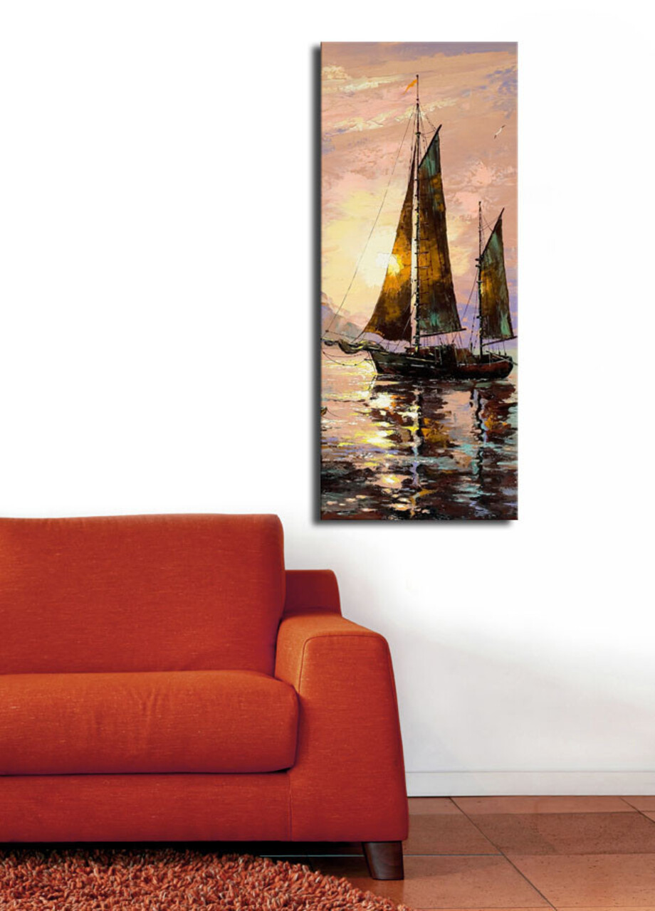 Tablou decorativ, 3070C-27, 30 x 70 cm, Multicolor - view 3