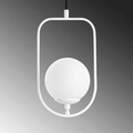 Lustra, Fulgor, 942FLG1664, Metal, Alb