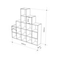 Corp biblioteca, Decortie, Paleo, Safir / Stejar