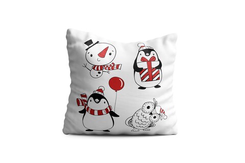 Perna decorativa happy, oyo kids, 43x43 cm, poliester, multicolor