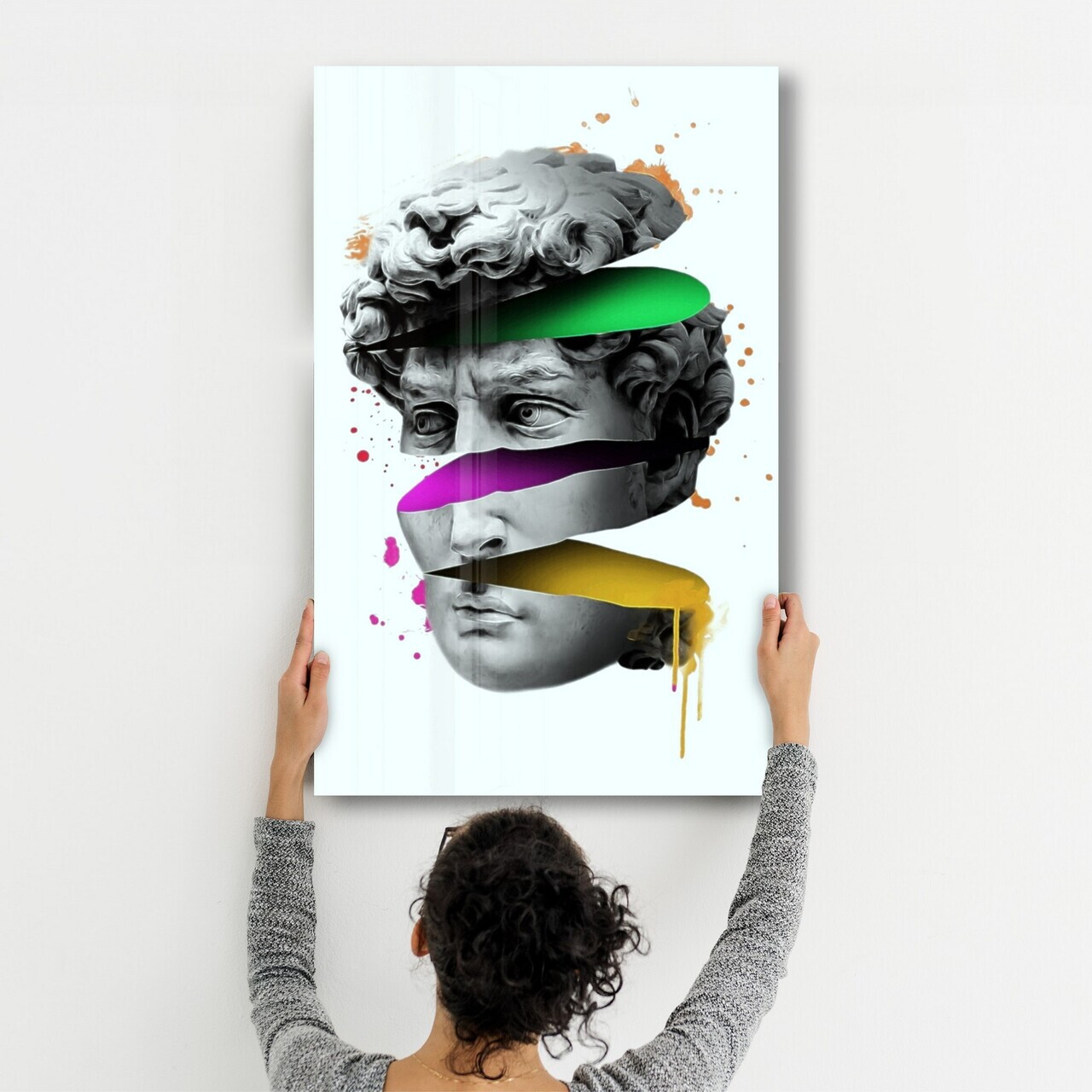 Tablou decorativ, CAM-1092, Dimensiuni: 46 x 72 cm, Multicolor — imaginea 2