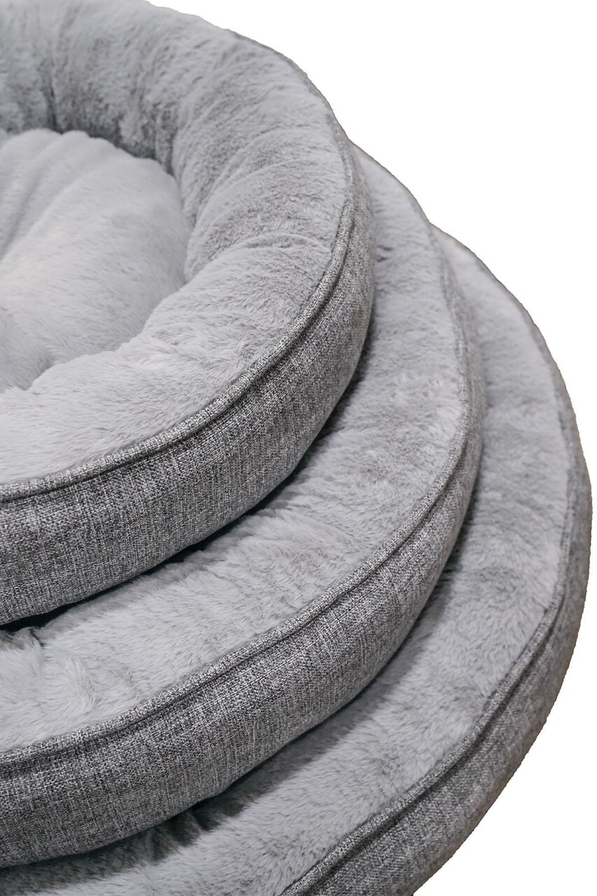 Pat pentru animale de companie, Paws &amp; Whiskers, Bunny 55 x 35, Material exterior: 100% poliester, Gri - view 4