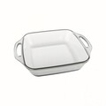 Vas patrat cu manere Marinex, sticla temperata, 3.8 L