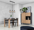 Lustra ELTAP, Benigne, 70x25x110 cm, 3xE27, 15W, otel, negru